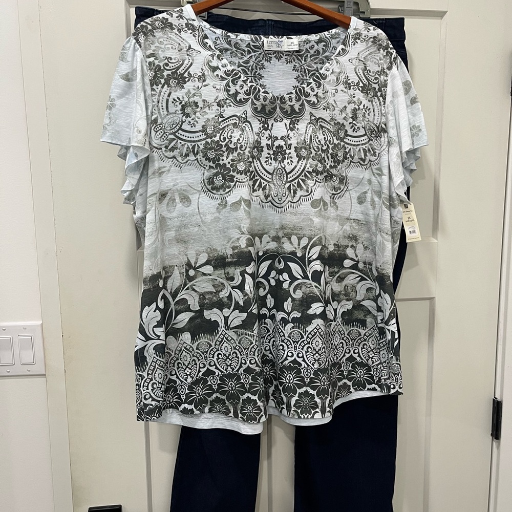 New A.N.A Dark Blue Denim Jeans with Terra & Sky both size 20w